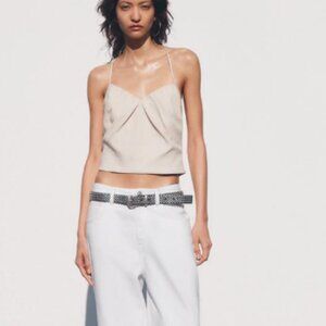 Pleated Top Zara New With Tag